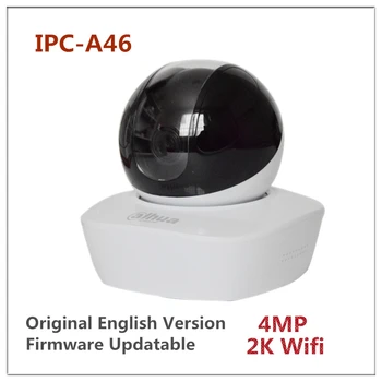 Oryginalna dahua English IPC-A46 4MP Network Dome Camera 2K H. 265 Wifi PT camera with Two-way Talk Easy4IP cloud baby monitor