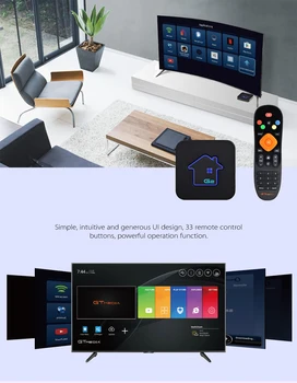 Oryginalny GTMEDIA G2 TV Box z 4K HDR Android 7.1 Ultra HD 2G 16G WIFI Netflix Set top Box Media Player