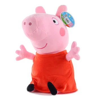 Oryginalny marka 2 szt./kpl. Peppa Pig miękkie pluszowe zabawki 30 cm Peppa Pig George Family Party doll boże Narodzenie Nowy rok prezent dla dziewczyny