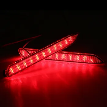 Para pojazdów LED tylny zderzak reflektor stop-sygnał Czerwony obiektyw czerwona lampka do Lexus IS-F GX470 RX300 dla Toyota/Camry/Sienna/Venza/Reiz