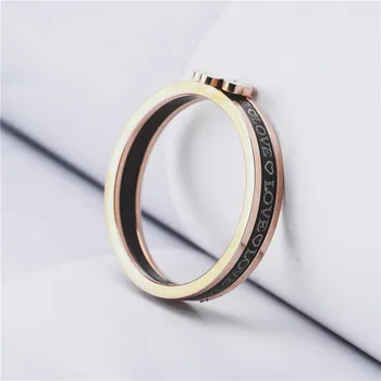 Pierścień Dla Kobiet Pierścień Moda Biżuteria Sprzedaż Palec Pierścień Prezent Pakiet Pierścień Nadaje Się Do Zwiedzania Nosić Różowe Złoto Kwiat Pierścień
