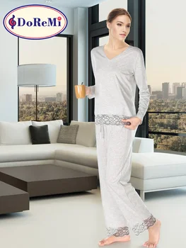 Premium zestaw z 2 części-piżamy dla kobiet koszule Nocne piżamy bielizna nocna strona odzież koszula nocna Sleep Night Wear Sleeping Top spodnie