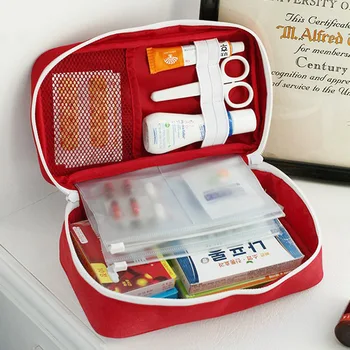 Przenośny zestaw pierwszej pomocy pogotowia ratunkowego torba do przechowywania odkryty przetrwania torba medycyna torba podróżna ozdobne pudełko tabletek pusty worek