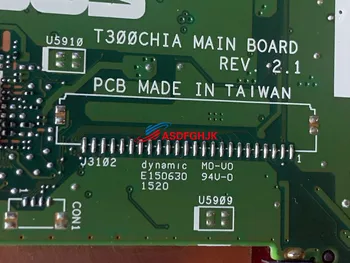 Płyta główna laptopa T300CHI Asus T300CHI T300CH T300C T300 druku płyty głównej z procesorem M-5Y71 CPU, 8GB RAM