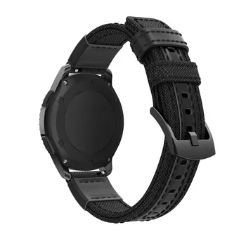 Płótno pasek 20 mm dla Samsung Gear S3 pasek wymienny pasek oryginalny grupa bransoletka moda casual watchband