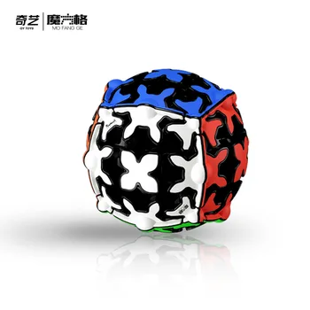 Qiyi Gear 3x3 Magic Cube color stickers smooth speed educational 3x3x3 cubes fun early education kolorowe zabawki prezenty świąteczne