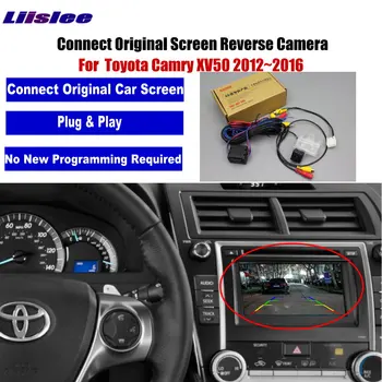 Samochodowa kamera cofania Toyota Camry XV50 2012~2016 AUTO Back Up Reverse CAMC HD RCA i oryginalny ekran kompatybilne