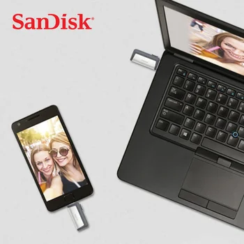 Sandisk Pen Drive SDDDC2 Extreme high speed Type-C USB3.1 Dual OTG USB Flash Drive 256GB 128GB 64GB 16GB 130M/S PenDrive 32GB