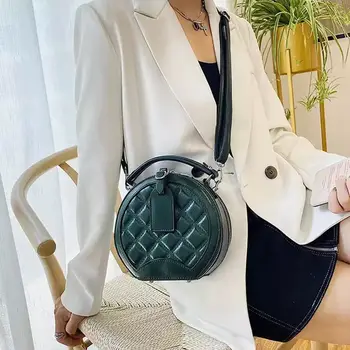Signature marki Luxury Women Bag 2020 okrągły kształt torby Diamentowa osłona torba na ramię słynne torby na ramię, torebki i torby
