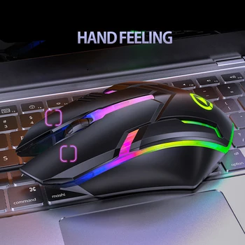 Silver Eagle G6 USB Wired Mouse Illuminated Mouse peryferyjna mysz ergonomiczne gry myszy do KOMPUTERA / laptopa