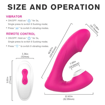 Stymulator łechtaczki pochwy ssanie wibrator strap-on podwójną głowicą dildo wibrator pilot zdalnego sterowania G-spot wibrator sex zabawki dla kobiet