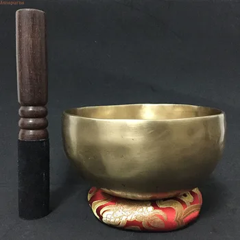 Tybetańska singing bowl SPA fizjoterapia terapia dźwiękowa miska Budda joga dostawy Nepal handmade buddyzm biżuteria prezent
