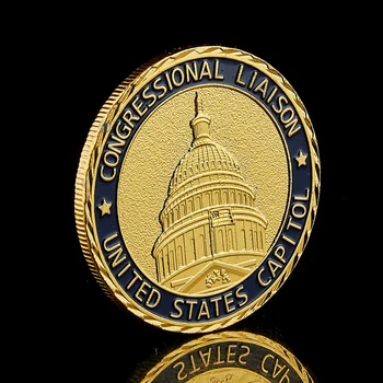 USA Captial Congressional Liaison White House pozłacane kolekcjonerska moneta