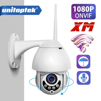 WIFI kamera odkryty PTZ kamera IP 1080p Onvif 2MP zabezpieczenia sieci bezprzewodowej szybkość kamera kopułkowa IR CCTV kamery cctv P2P aplikacja XMEye