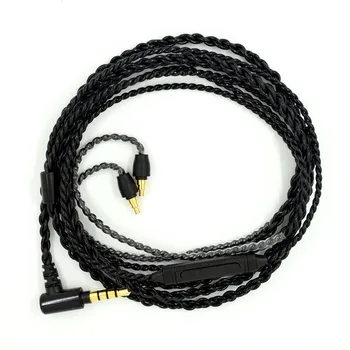 Wymiana kabla audio dla słuchawek Sennheiser IE40 PRO aktualizacja srebrnego Kabla przewody mikrofonu regulacja głośności 23 sierpnia 2