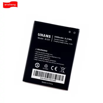 Wysokiej jakości bateria 2450mAh A101 do smartfona UHANS A101 A101S