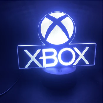 XBOX Game Home Game Present for Boy LED Night Light USB Direct Supply Cartoon App Control Children Birthday Gifts 3d Lamp