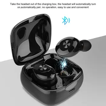 XG12 TWS Słuchawki Bluetooth 5.0 Bezprzewodowy zestaw słuchawkowy Bluetooth Dual Pass 3D stereo sportowe słuchawki douszne