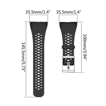 Zegarek silikonowy pasek do Polar M400 M430 oddychająca, wygodna wymiana zegarek bransoletka z narzędziami