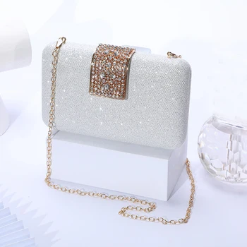 Ślubny kopertówka wieczorowa torebka dla kobiet moda portfel i torebka luksusowe torebki damskie projektant 2021 łańcuch Crossbody bag ZD2114
