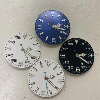 Świecące wskazówki zegara wskaźnik tarczy zegara dla Miyota 8215 dla Mingzhu 2813 automatyczny mechaniczny mechanizm